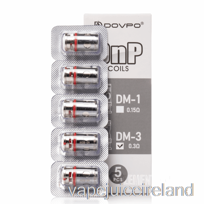Vape Pod Kits DOVPO DnP Replacement Coils 0.3ohm DnP DM-3 Coils